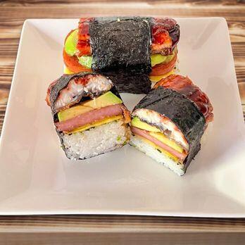 Unagi Eel & Avocado Musubi (2 Pcs) 鳗鱼牛油果紫菜卷