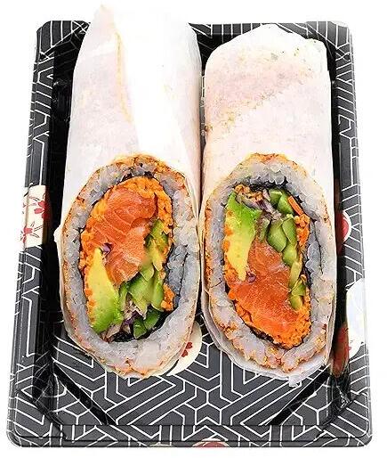 Salmon Sashimi Onigiri 三文鱼饭团